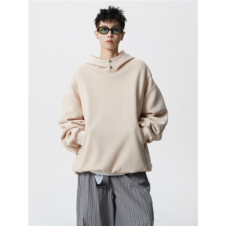 8XL-M美式重磅连帽卫衣大码结构设计拼接上衣秋季外套WY9106特P50,女装短外套,电商B238