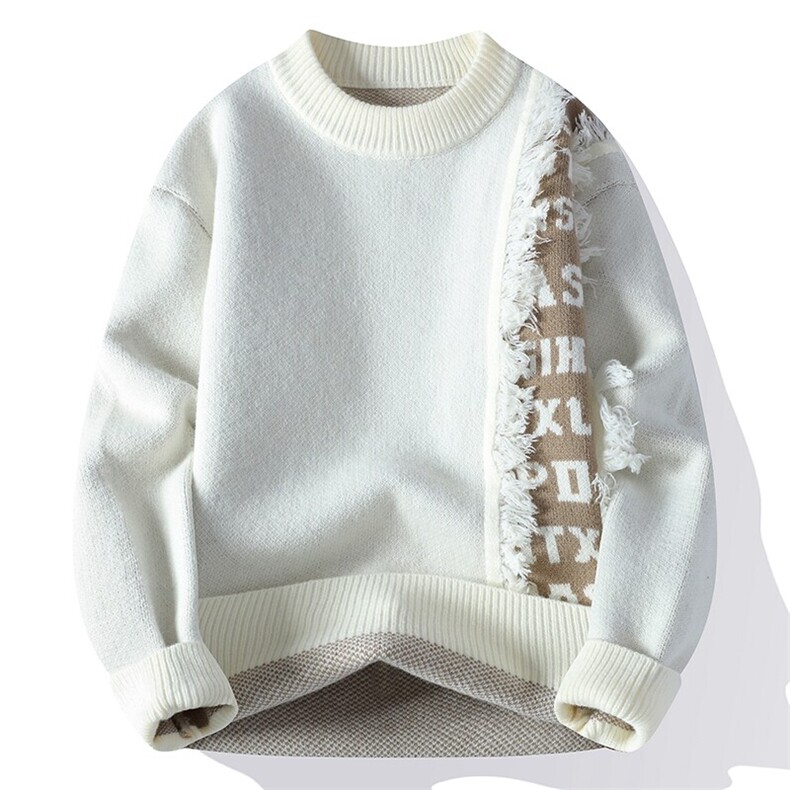 2024【新品】秋冬圆领毛衣男士针织打底衫潮流百搭-M5156-P50,男装针织衫/毛衣,星座1105