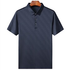 D22923钱塘2020-2精品醋脂纤维混纺轻奢商务翻领T恤P150，男装T恤，钱塘207-2