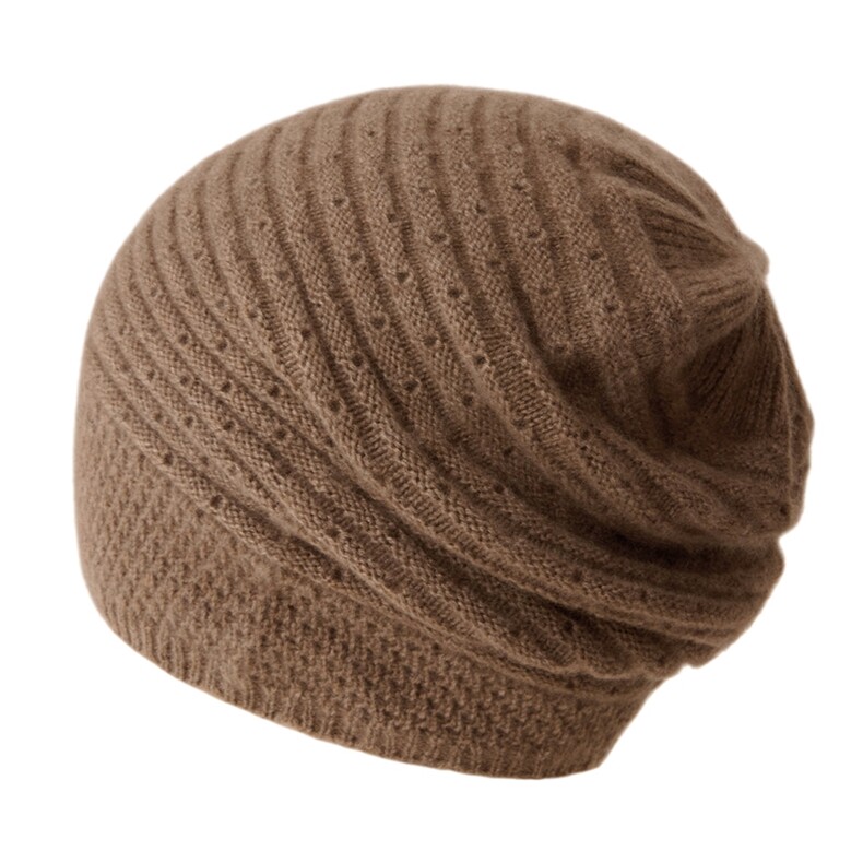 2025年秋季时尚百搭通勤简约休闲挑眼儿堆堆帽，帽子，远腾羊绒