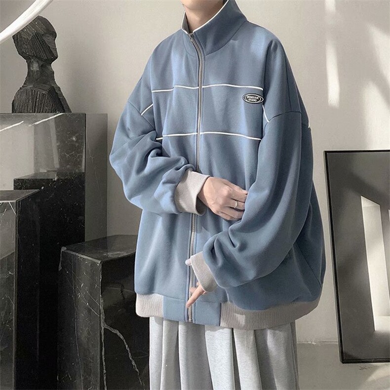 春秋外套男韩版潮流休闲男士夹克潮牌ins棒球服宽松帅气春装衣服,男装夹克,星座1210-1