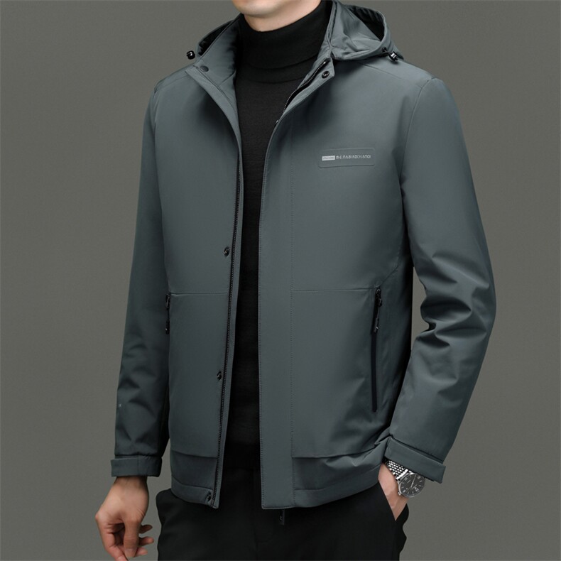 DF82613钱塘2020-2冬季时尚厚款百搭休闲中年男士羽绒服P195,男装羽绒服,钱塘207-2
