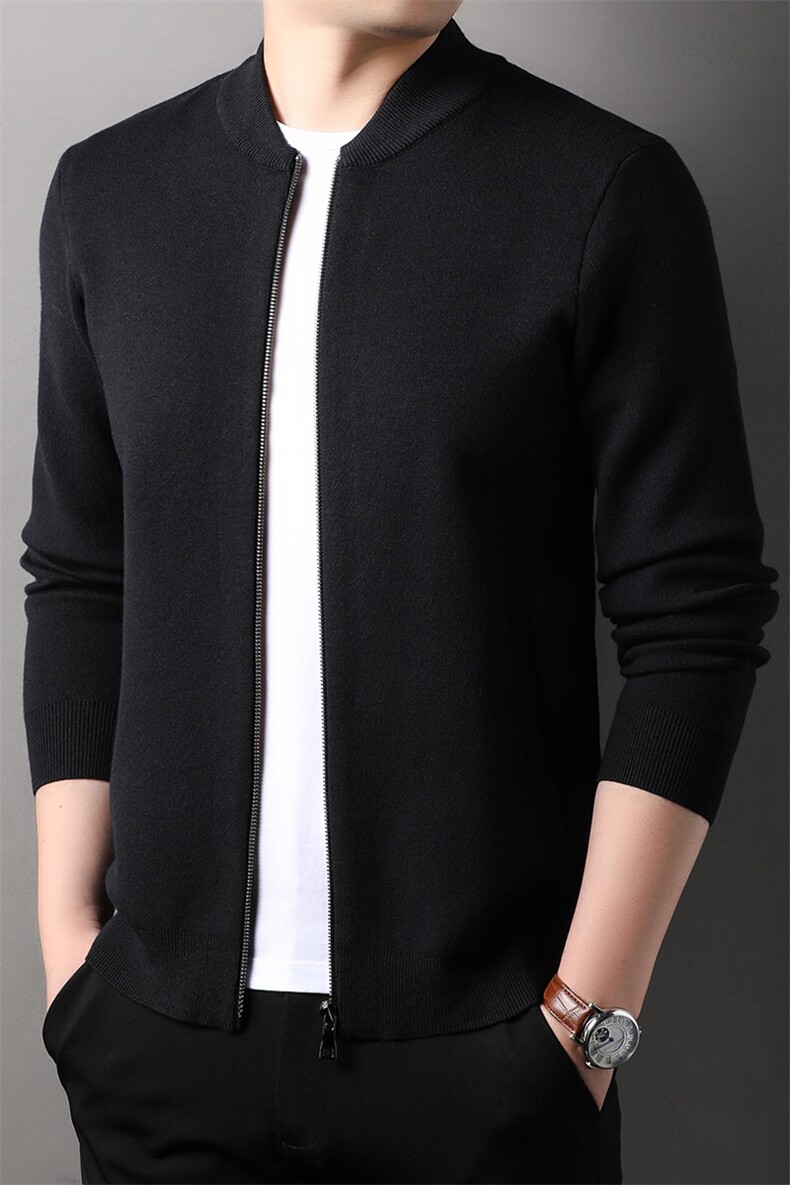 HPN-A32411秋季新款男士长袖开衫青年休闲外套服装,女装短外套,电商B360