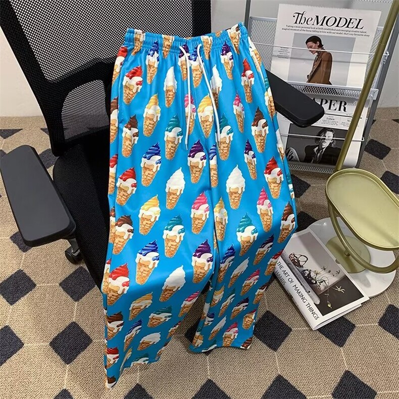 日系2026新款休闲直筒裤潮流无品牌气质文艺百搭新款E129/P32，男装休闲裤，星座506B