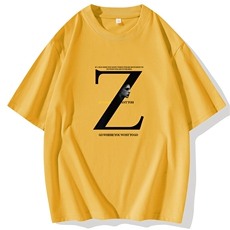 量大有差价2025夏季新款现货潮流青少年字母印花短袖T恤DT001-P10，男装T恤，星座1816-1（原1210-1）