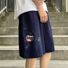 可爱小熊冰丝运动短裤男潮牌ins夏季薄款裤子男韩版潮流宽松大码，男装休闲裤，电商A040