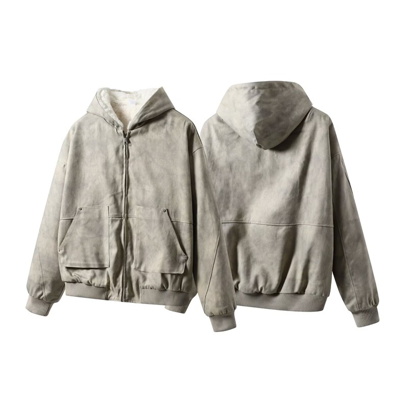 座山雕连帽棉服夹克MY0266特P125,男装夹克,星座908-1