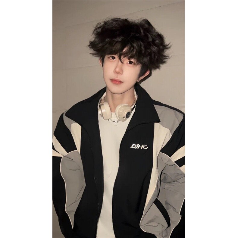 706-JK219-P85特P春季美式复古解构撞色机能飞行夹克运动外套，男装夹克，星座706