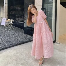 大货已出粉色仙女裙251-25117-P105-K158，女装连衣裙，浙宝189