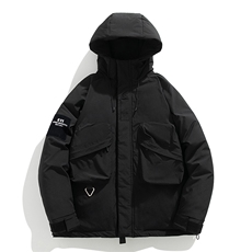 冲锋衣棉服加厚保暖冬季户外连帽MY9303-P100，男装夹克，电商A021
