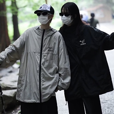 夏季连帽防晒衣男女薄透气户外防紫外线钓鱼防晒服外套FS125-P35，男装夹克，星座1008