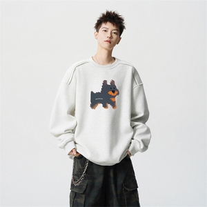 得物供货、重磅420克现货 圆领卫衣宽松HD019-1-WY2687LL-P35图片
