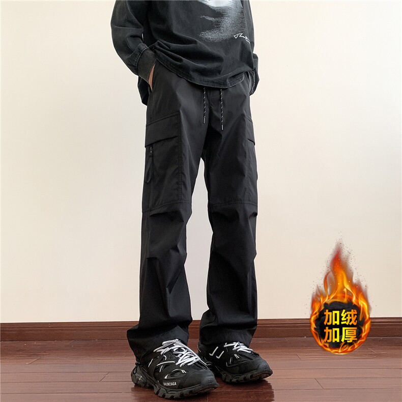 深度库存加厚防水冲锋裤男宽松休闲裤机能工装裤K10036-特P38绒45,男装工装外套,电商A099