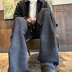 XZ616秋冬重磅水洗侧压打褶美式复古休闲长裤TY1131P65控88，男装休闲裤，星座512A（原616）