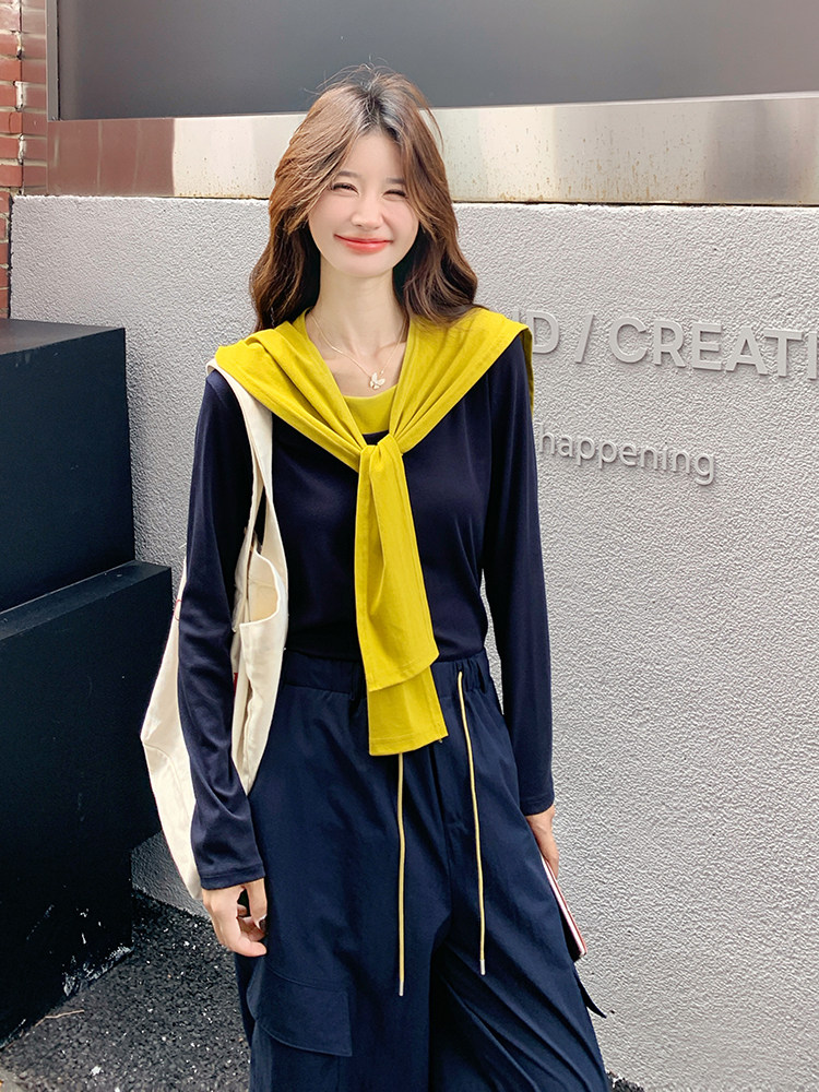 慵懒风穿搭套装女2025秋季新款又酷又飒炸街上衣工装阔腿裤两件套图片