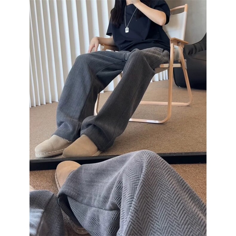 重磅340克斑马纹宽松百搭休闲裤ZK0444-特批38,男装休闲裤,星座313A(原308A-2)