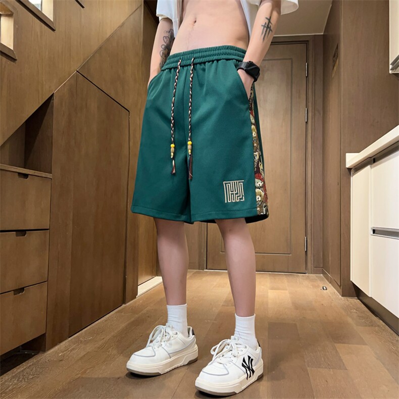 ！新图！2025夏季新款男士风短裤中式五分裤DK246特P25,男装休闲裤,电商B220