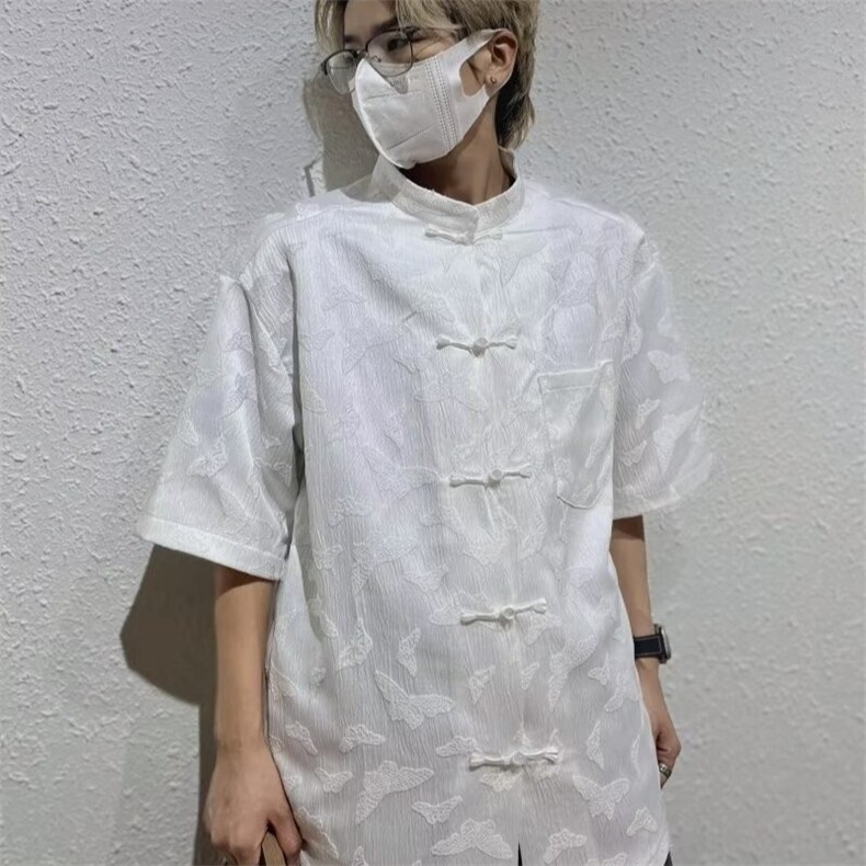 男士提花面料蝴蝶纹衬衫FC42P48,男装衬衫,星座1116-2