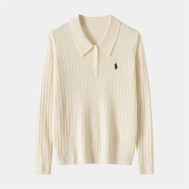 2025秋冬新款女羊绒衫100%纯山羊绒POLO领纯色修身简约针织打底衫，女装羊毛衫，星纬羊绒