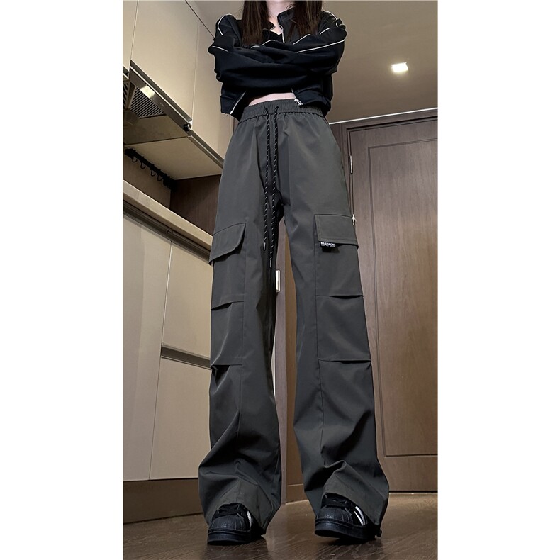 户外机能风秋季新款潮流双褶设计宽松冲锋裤B315-K829-特p35控68,男装休闲裤,电商B315