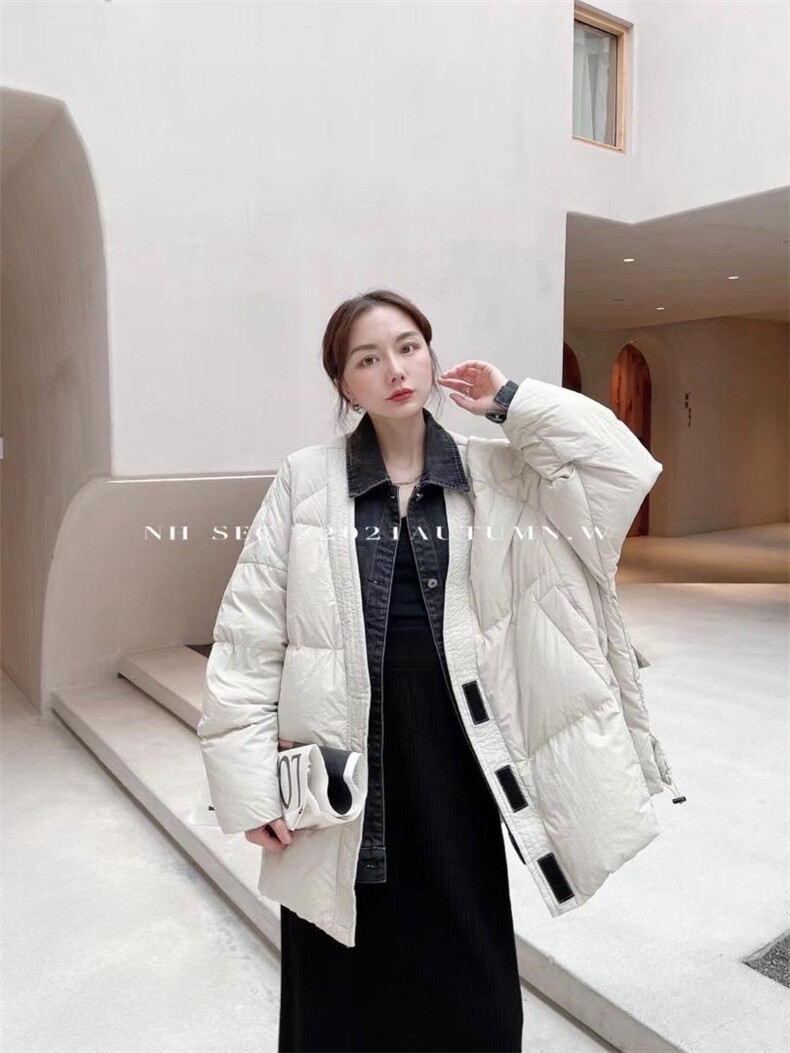 羽绒拼牛仔,女装其它,泓利