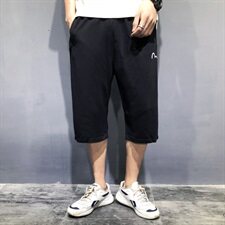 夏装新款男士短裤7七分裤潮流休闲宽松男大裤衩加肥大码587款，男装休闲裤，星座802