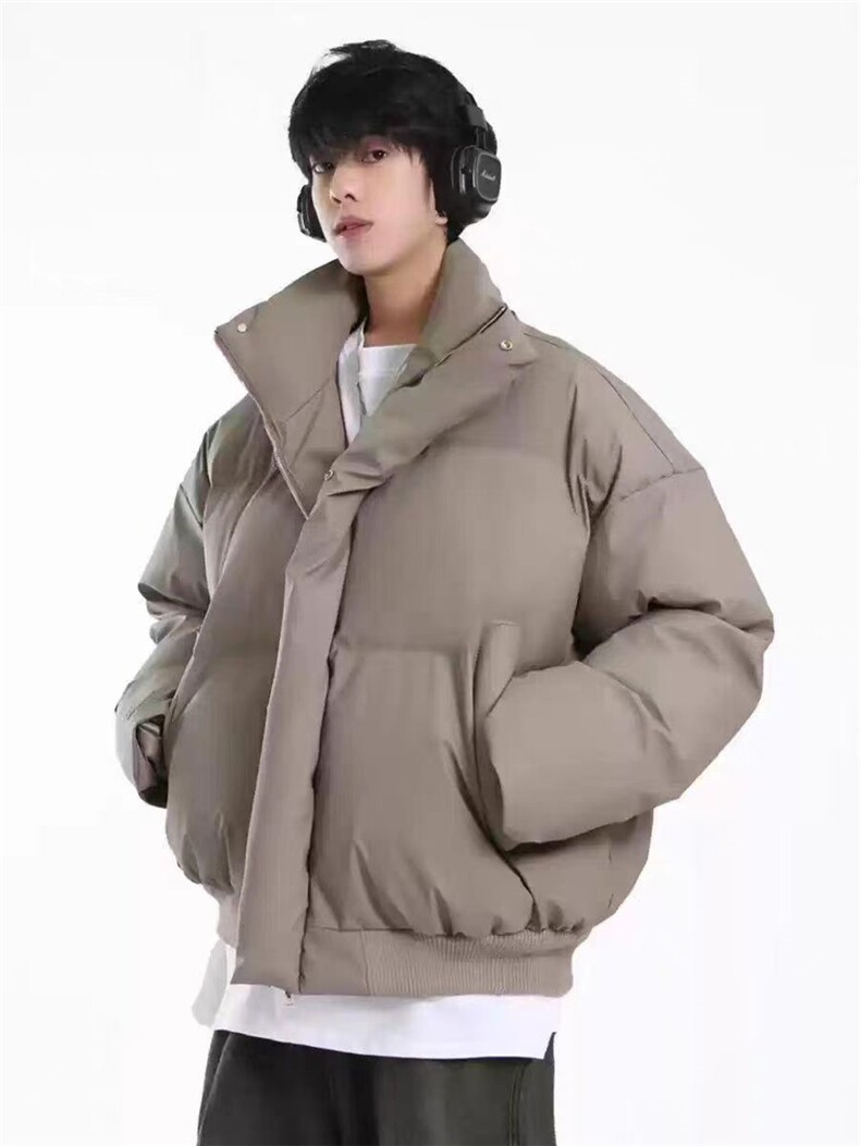 (网图)特价棉服特批价S起立领PU皮棉服皮棉服313B-Y665-P50,男装棉衣,星座313B