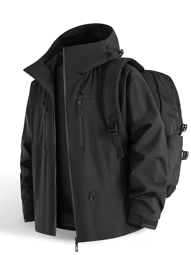 冲锋衣2025新款春秋季户外防风防水登山服外套女A436-25008-P50,男装夹克,电商A436