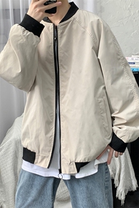 情侣潮大码宽松休闲多色光板夹克棒球服外套潮J7204 P30【特价】图片