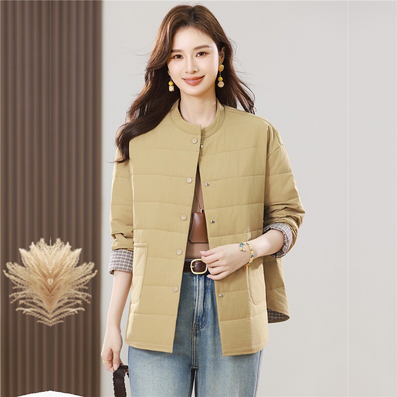 2025秋冬新款衬衫加棉外套，女装衬衫，小林双子