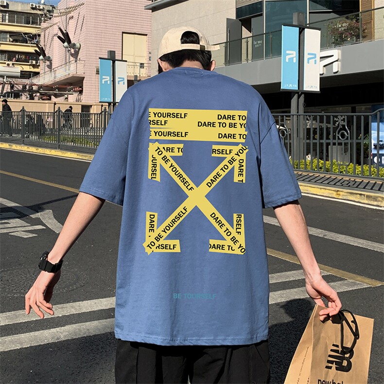DX17127-P20纯棉短袖t恤男大码半袖打底衫宽松体恤衫港风,男装T恤,电商A040