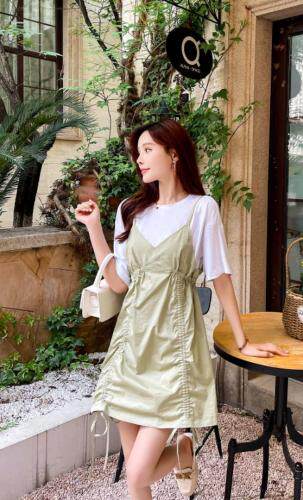 夏连衣裙，女装连衣裙，玉璟晞