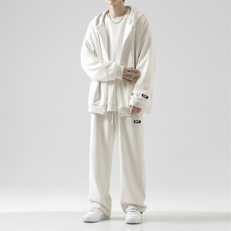春秋新款三件套舒适垂顺质感抗皱休闲SJT861-特批176,男装休闲套装,星座718