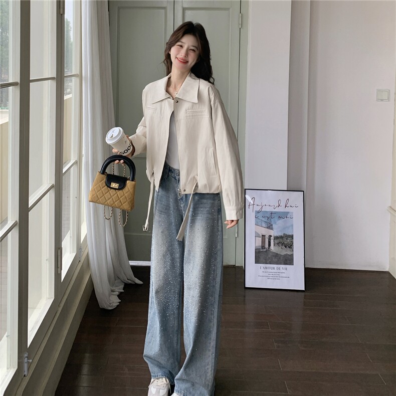 26春大量现货主推皮衣外套短翻领2B114-2201-P175-K265,女装皮衣,网红馆
