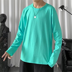 长袖t恤男潮牌ins圆领高街秋季打底衫衣服百搭卫衣男宽松D93/P20，男装卫衣，星座506