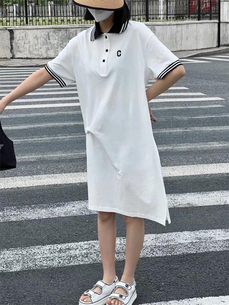 2022夏季Polo连衣裙，女装连衣裙，雷洛奇丽