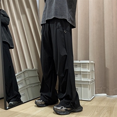 伞兵工装裤男机能高街阔腿裤冲锋裤宽松直筒休闲长裤K7253-P36，男装休闲裤，星座512-4