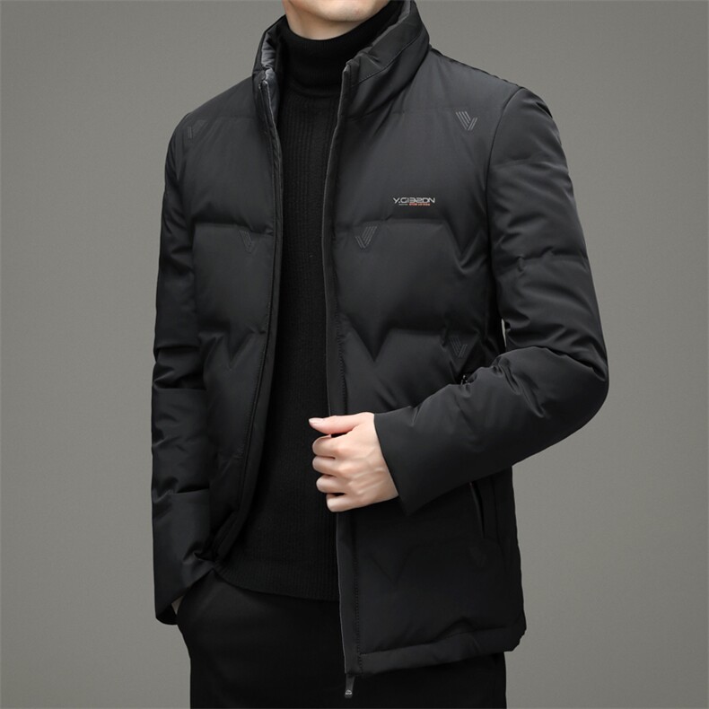 AN9873钱塘2020-3秋冬新款中年男士立领休闲百搭羽绒服外套P248,男装羽绒服,钱塘207-3