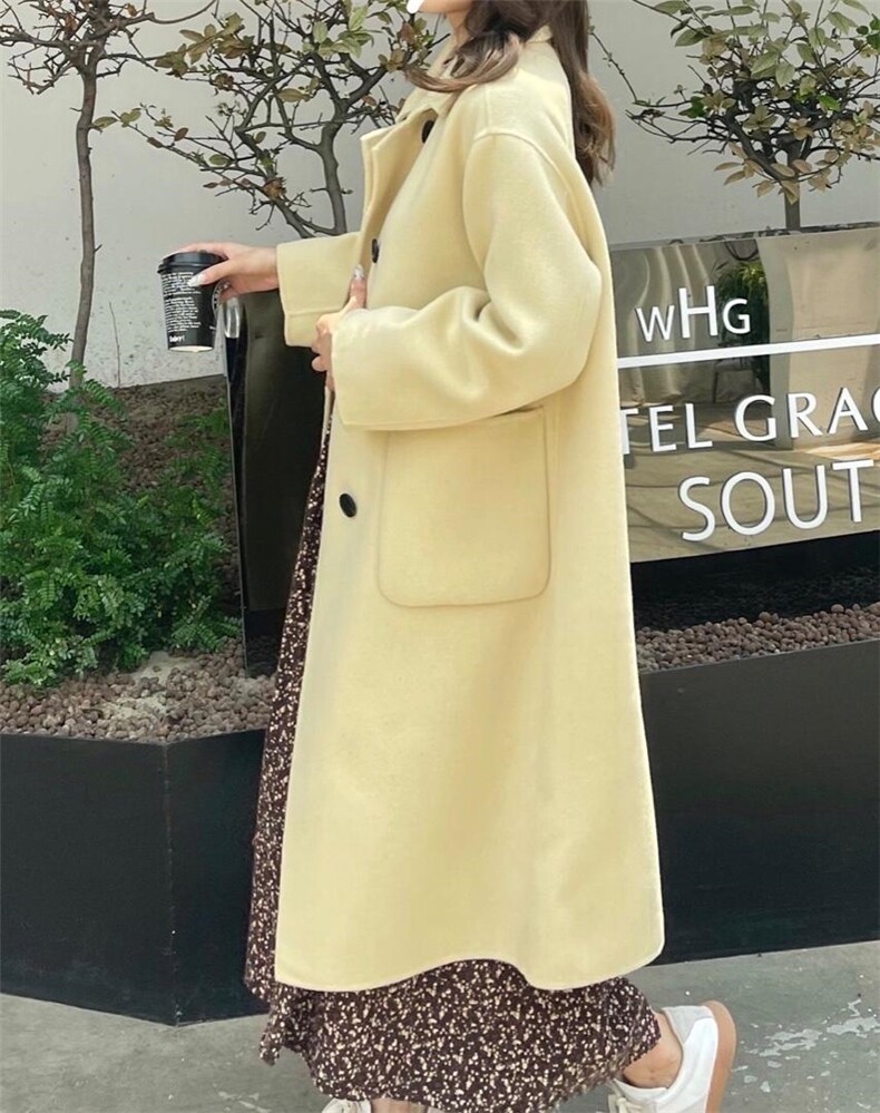 时尚双面羊绒大衣，其它，YNJDD