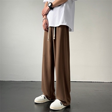 高品质冰丝裤X2037-TP45控68日系潮潮流宽松型时尚潮牌ins休闲裤，男装休闲裤，电商A102-1