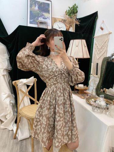 法式重工艺连衣裙，女装连衣裙，Mu Mu