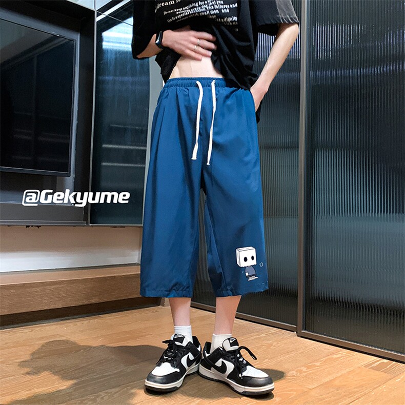 冰丝七分裤男大码速干短裤男五分裤酒店风风格QK72400-P25,男装休闲裤,电商A040