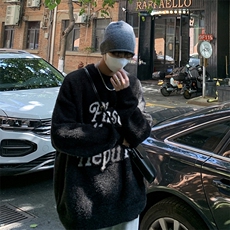 秋冬季圆领毛衣潮牌宽松休闲时尚百搭针织衫，男装针织衫/毛衣，星座410-6（原星座1304-1）