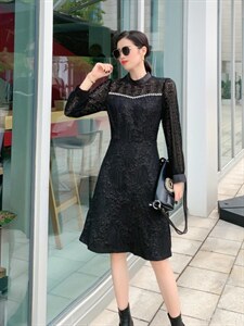 秋装新款连衣裙,女装连衣裙,艾伊贝雪