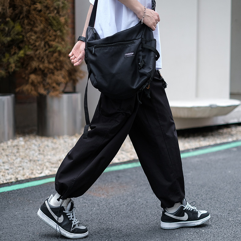 日系bf潮牌工装裤男休闲裤宽松情侣长裤春夏季新款insK0718-P45,男装休闲裤,星座308B-1