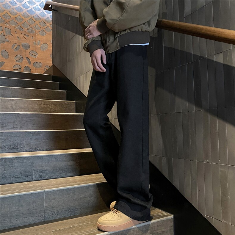 春季新款美式高街复古水洗cleanfit微喇牛仔裤B315-K881-p50控68,男装牛仔裤,电商B315