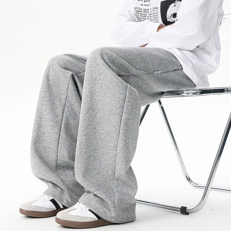 大口袋拼接休闲裤男直筒裤K079P4578,男装休闲裤,电商A073