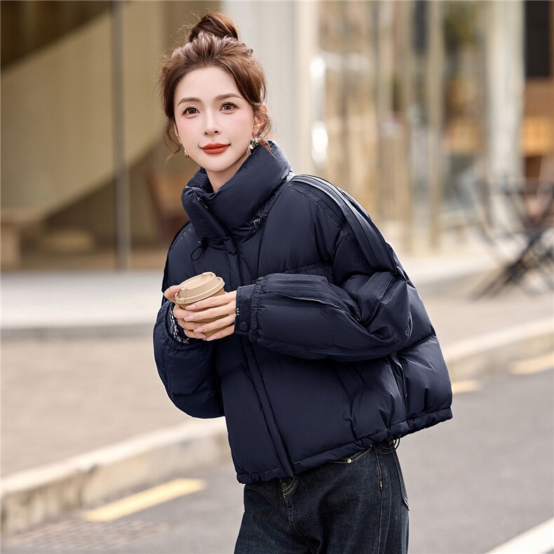 立领短款羽绒服女外套2025冬季新款小个子超好看加厚保暖外套女,女装羽绒服,沁沁公主