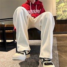 23冬超厚雪尼尔麦穗纹加绒加厚中性现货XZ603-K866-P60控78，男装休闲裤，星座603