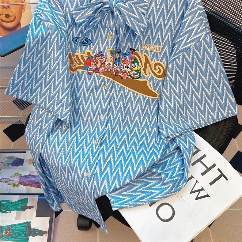 夏季慵懒休闲潮五分袖新款男港风衬衫潮流帅气青春流行标准ins,男装衬衫,星座506A